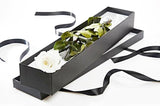 White Single Rose Luxury Box - Flowers Box London