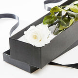 White Single Rose Luxury Box