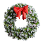 White Spruce with Cones Festive Wreath