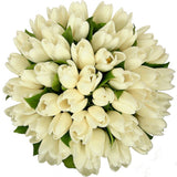 White Tulips Bridal Bouquet - Flowers Box London