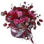 Winter Roses Hat Box