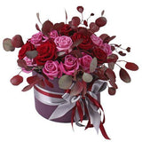 Winter Roses Hat Box