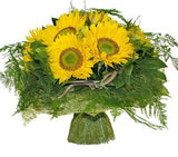 Yellow in Green Bouquet - Flowers Box London