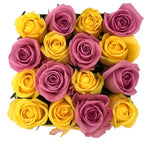 Yellow & Pink Roses Signature Box