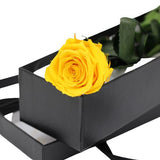 Yellow Preserved Rose Stems - Flowers Box London